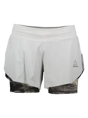 Reebok Szorty sportowe "Combat" w kolorze szarym rozmiar: M