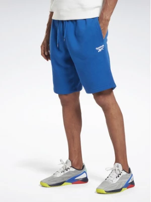 Reebok Szorty sportowe Reebok Identity Fleece Shorts H49689 Niebieski