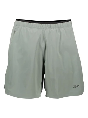 Reebok Szorty sportowe "Strength 3.0" w kolorze zielonym rozmiar: L