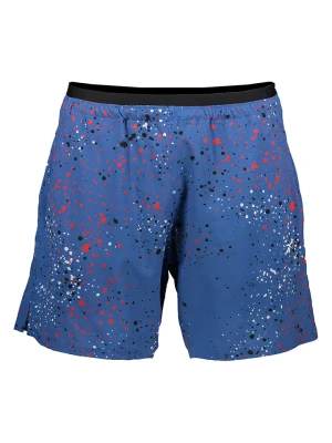 Reebok Szorty sportowe "Strength" w kolorze niebiesko-czarnym rozmiar: M