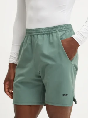 Reebok szorty treningowe Strength 4.0 kolor zielony 100205356