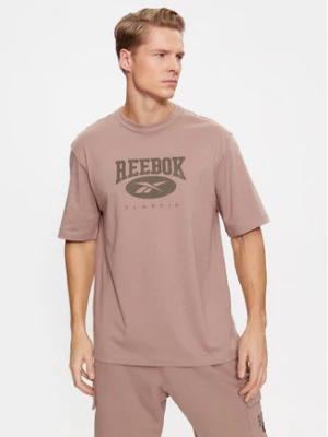 Reebok T-Shirt Archive Essentials IL8792 Beżowy Regular Fit