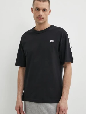 Reebok t-shirt bawełniany Court Sport męski kolor czarny gładki 100202807