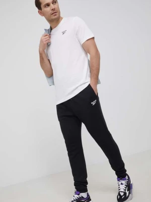 Reebok t-shirt bawełniany IDENTITY kolor biały z nadrukiem HG4443.100054977
