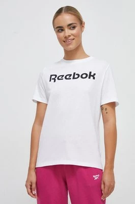 Reebok t-shirt bawełniany kolor biały 100073077