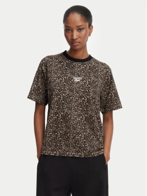 Reebok T-Shirt Elizieta RK25710CCW Brązowy Regular Fit