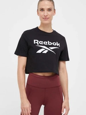 Reebok t-shirt IDENTITY damski kolor czarny 100034775