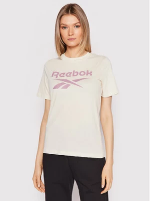 Reebok T-Shirt Identity HI0540 Beżowy Relaxed Fit