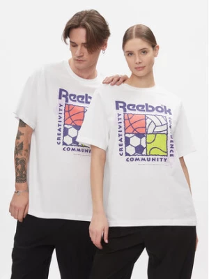 Reebok T-Shirt Reebok Graphic Series T-Shirt HM6250 Biały Relaxed Fit