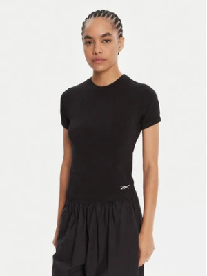 Reebok T-Shirt RK25309CCW Czarny Slim Fit