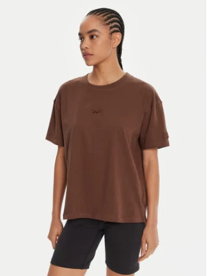 Reebok T-Shirt RK25315CCW Brązowy Regular Fit