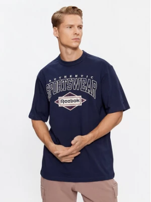 Reebok T-Shirt Sporting Goods IM1505 Granatowy Regular Fit