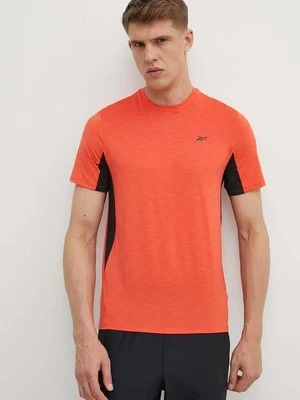 Reebok t-shirt treningowy Athlete 2.0 kolor czerwony wzorzysty 100075783