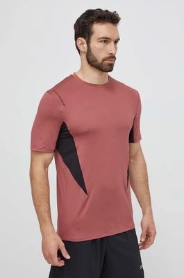 Reebok t-shirt treningowy Certified kolor różowy wzorzysty 100075574