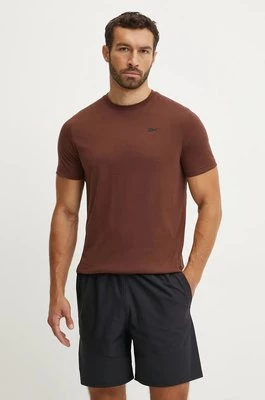 Reebok t-shirt treningowy Endure Athlete 2.0 kolor brązowy gładki 100205340