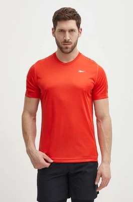 Reebok t-shirt treningowy Identity Training kolor czerwony gładki 100076456