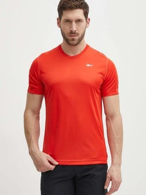 Reebok t-shirt treningowy Identity Training kolor czerwony gładki 100076456