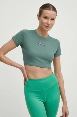 Reebok t-shirt treningowy Lux Bold kolor zielony 100076117