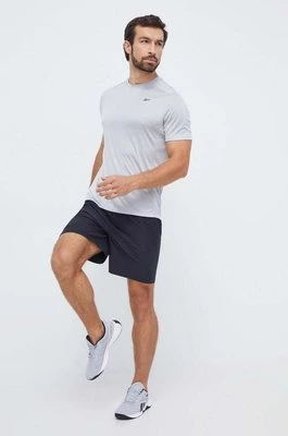 Reebok t-shirt treningowy Motionfresh Athlete kolor szary gładki