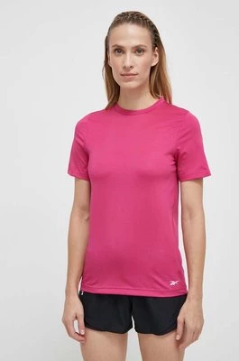 Reebok t-shirt treningowy Workout Ready kolor różowy