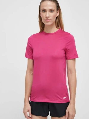 Reebok t-shirt treningowy Workout Ready kolor różowy