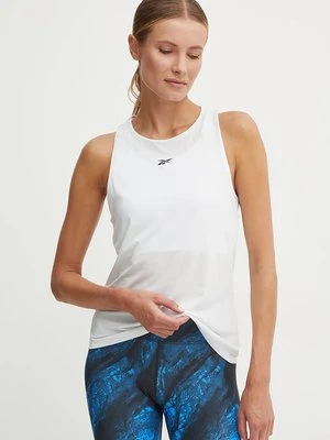 Reebok top treningowy Chill Athletic kolor biały 100205694