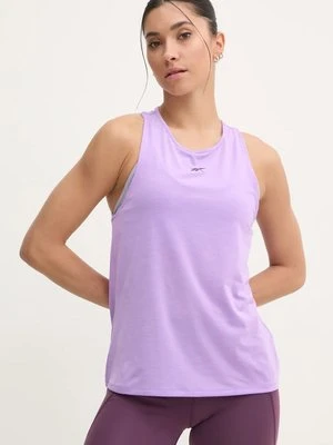 Reebok top treningowy Chill Athletic kolor fioletowy 100205696