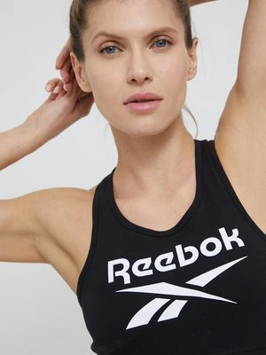 Reebok top treningowy IDENTITY kolor czarny gładki GL2544.100004669