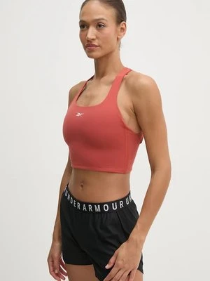 Reebok top treningowy LUX Collection kolor różowy 100205822