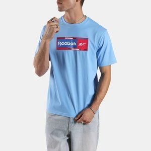 Reebok - Tri-Color Badge T-Shirtunisex, Peri Blue, Size: