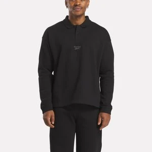 Reebok - Wardrobe Essentials Long Sleeve Polounisex, Black, Size: