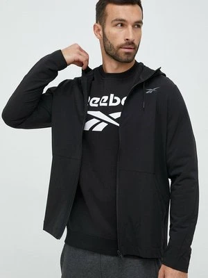 Reebok wiatrówka Performance kolor czarny przejściowa