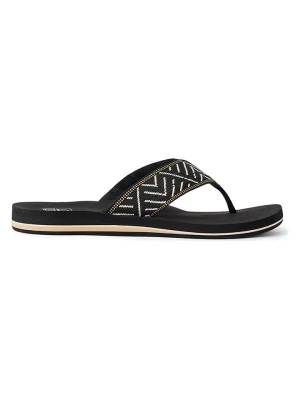 Reef Japonki "Reef Spring" w kolorze czarno-kremowym rozmiar: 40