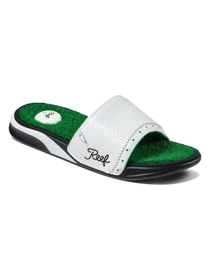 Reef Klapki "Mulligan Slide" w kolorze zielono-białym rozmiar: 43