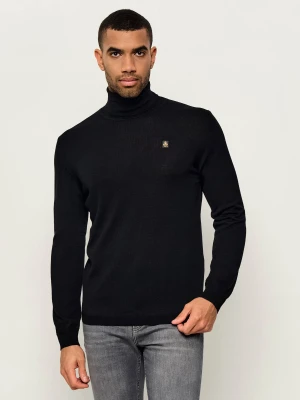 RefrigiWear Wełniany golf Barron | Regular Fit czarny
