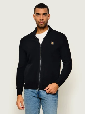 RefrigiWear Wełniany sweter Spencer | Regular Fit czarny