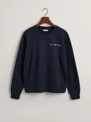 Reg Drukowany Graficzny Dekolt W Kształcie Litery C GANT