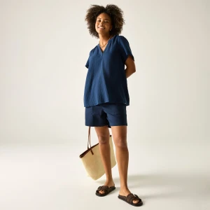 Regatta   Bluzka damska Selen Niebieski, Rozmiar: