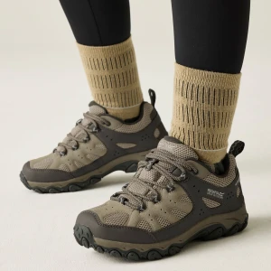 Regatta Buty damskie trekkingowe niskie z membraną Edgepoint IV Beżowe, Rozmiar: