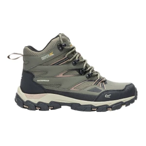 Regatta Buty damskie trekkingowe wysokie z membraną Holcombe III Zielony