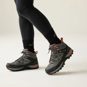 Regatta   Buty damskie trekkingowe z membraną Samaris III Szary, Rozmiar: