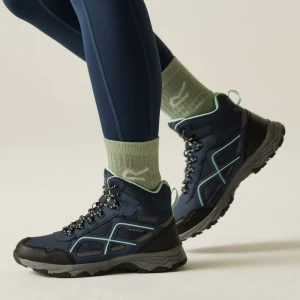Regatta   Buty damskie trekkingowe z membraną Vendeavour Niebieski, Rozmiar: