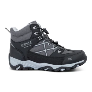 Regatta   Buty dziecięce trekkingowe z membraną Samaris III Czarny, Rozmiar: