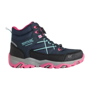 Regatta Buty dziecięce trekkingowe z membraną Samaris III Niebieski, Rozmiar: