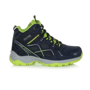 Regatta   Buty dziecięce trekkingowe z membraną Vendeavour ES Niebieski, Rozmiar: