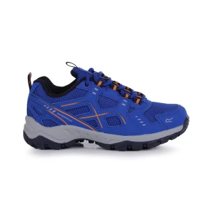 Regatta   Buty dziecięce trekkingowe z membraną Vendeavour ES WP Niebieski, Rozmiar: