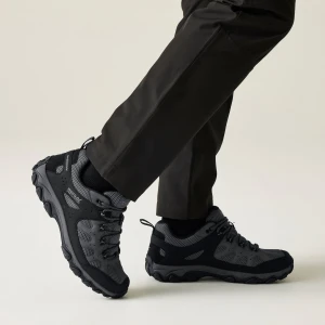 Regatta   Buty męskie trekkingowe niskie z membraną Edgepoint IV Szary, Rozmiar: