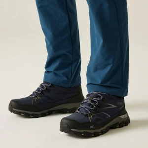 Regatta Buty męskie trekkingowe niskie z membraną Holcombe Low III Niebieski, Rozmiar: