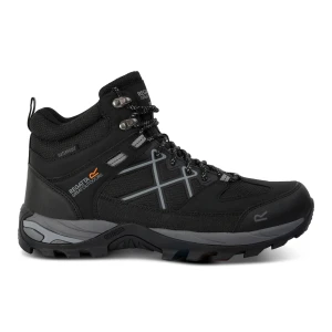Regatta Buty męskie trekkingowe z membraną Samaris III Czarny