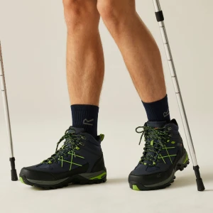 Regatta Buty męskie trekkingowe z membraną Samaris III Niebieski, Rozmiar: